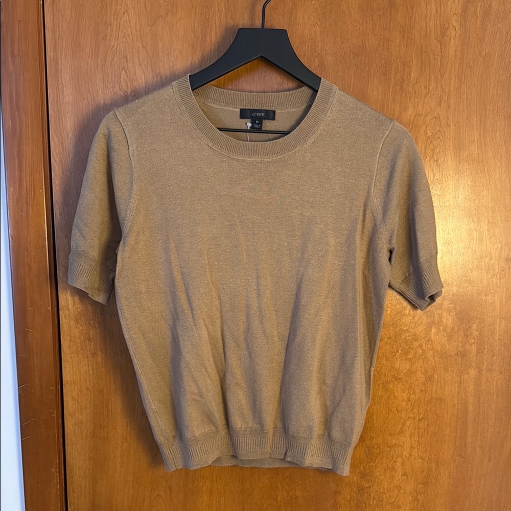J.Crew Tan Knit Sweater